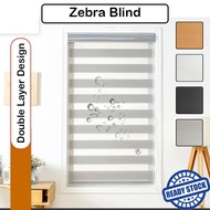 CURTAIN Window Zebra Blinds Bidai Zebra Bidai Tingkap Roller Blinds Langsir Bidai Korea Langsir Curtains Blinds
