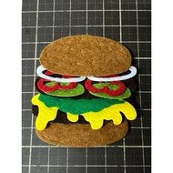 KHM Code 823 Hamburger Cut Felt Fabric Size As Shown In The Picture 1 Set Has 12 Pieces 7 Baht (Cust