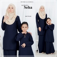 BAJU KURUNG MODEN RAYA IBU DAN ANAK SEDONDON KURUNG SEHA SEROJA