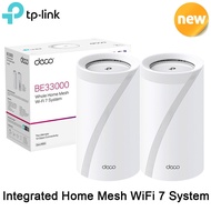 TP-Link Deco BE95(2-pack) Integrated Home Mesh WiFi 7 System Network