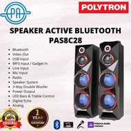 SPEAKER ACTIVE POLYTRON PAS8C28/ SPEAKER AKTIF POLYTRON PAS 8CF28 USB