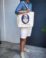 英國名瓷Wedgwood博物館 手提帆布袋