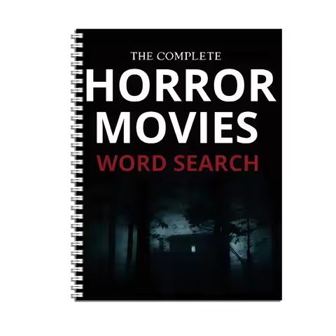 Horror Movies Word Search Puzzle Book For Film Enthusiasts Fun Vocabulary Game And Leisure Time Acti