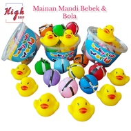 Mainan Edukasi - Bebek Mandi Bola Mandi Mainan Mandi Bebek Mengapung Kualitas Premium