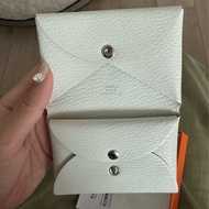 Hermes Calvi duo 山羊皮 零錢包