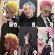 [BIGBANG] OFF PHOTOCARD CONCERT GOYANG & COSMOS