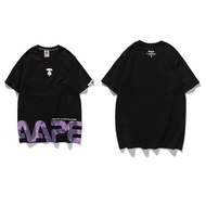 Street fashion AAPE Plain T-Shirt