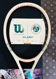 【全新】Wilson威爾勝 CLASH V3 100UL V3 265G拍重 100平方吋拍面 法網聯名系列耐打彈性好 紅土色 男女同款 網球拍