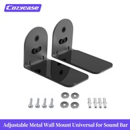 Cozycase Universal Sound Bar Wall Mount Mounting Holder Adjustable for Bose TV Speaker JBL Sonos Samsung SoundBar Stand Shelf