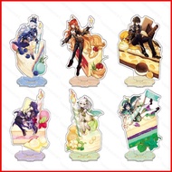 SQ1 Genshin Impact 4th anniversary Acrylic Plate Holder gift for girlfriend Game peripherals Collect