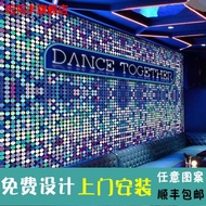 Mosaic Flashing Sequin Wallpaper Ballroom Mural Influencer Photo Background Wall Cloth Bar ktv Box W
