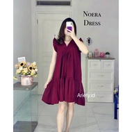Noera Dress / ruffle dress / korean style dress/ casual dress wanita