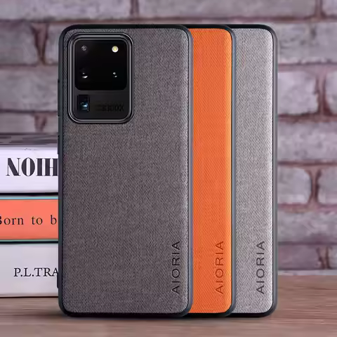 Textile Case for Samsung Galaxy S20 Ultra S20 Plus S20 FE S20 S10E S10 Plus S10 lite S10 5G S10X S10