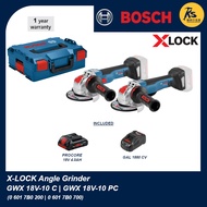 BOSCH X-LOCK ANGLE GRINDER GWX 18V-10 C | GWX 18V-10 PC ( 0 601 7B0 200 | 0 601 7B0 700 )