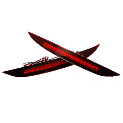2PCS Car Red Len Led Rear Bumper Reflector LED Brake Light Tail Fog Lamp for Kia K3 Cerato Forte 201