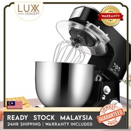 🎀Ready Stock🎀 Lux Concept Automatic Stand Mixer (5.5L) 1200W Stainless Steel Bowl Mix Dough Batter Whisk