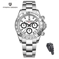 PAGANI DESIGN นาฬิกาผู้ชายนาฬิกาข้อมือควอตซ์2023 Top Luxury Chronograph กีฬากระจกแซฟไฟร์นาฬิกากันน้ำ Reloj Hombre