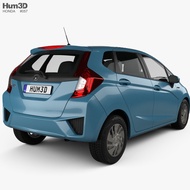 Honda Fit 2014 Model/Honda Fit (Jazz) Car 3d Model c4d FBX obj max
