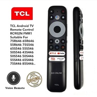 Original TCL Android TV Remote Control RC902N FMR1 Suitable For 75R646 65R646 55R646 75S546 65S546 5