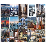 [Paper] A5 Color Printing - Set of 50 Wallpaper Poster Sheets - TRAVEL NEW YORK CITY PICTURE - Home 