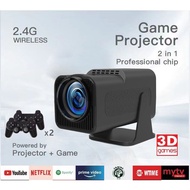 HY320 Mini Android 11 Native 1080P 4K Projector 10000 Lumens Dual Band WiFi Mirroring Screen Upgrade