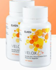 NEW VERSION! ELKEN Velox C + 45 tablets / 120 tablets or Ester C Plus 30 Tablets (old packaging)