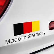 The Fastest Wangan German Series Car Universal Car Sticker Three-Color Strip German Flag Sticker Nat