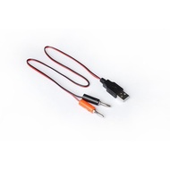 KOSWORK Power Lead/Cable (USB to 4mm Banana Plugs) (Banana to Banana 4mm Plugs) 50cm