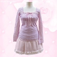 Japan Lace Blouse - Lace Blouse, lolita rose Lace, coquette, shoujo, fairycore, crochet, Lace cami