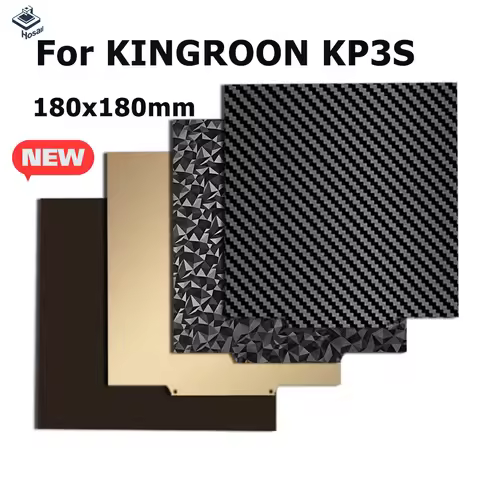 Magnetic Build Plate 180x180 PEO Plate For Kingroon Kp 3s Pei Texture Frosted Kingroon Kp3s Bed PET 