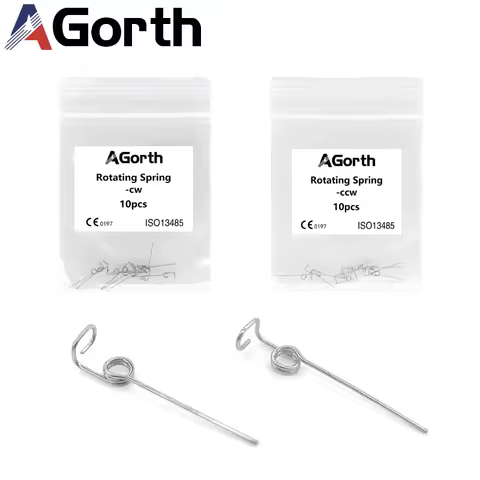 10Pcs Dental Orthodontic Rotating Spring Clock Wise Positive Rotation CW/CCW Dentist Materials Denti