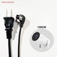 {Sakurasayin} HY300/HY320 Projector 1.2m Original Extended Power Cord AC Cable Extension Cable Charg