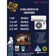 Aircond LG Inverter (installment)