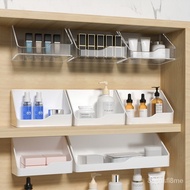 Household Bathroom Mirror Cabinet Storage Box Bathroom Washstand Mirror Wall-Mounted Cosmetics Storage Rack