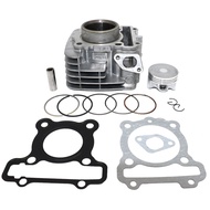 ชุดลูกสูบกระบอกสูบรถจักรยานยนต์1DY00ขนาดเส้นผ่าศูนย์กลาง50กรวยมม. เหมาะสำหรับยามาฮ่า I8 SRL115ชุด FI