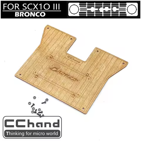 Rear bucket decorative plate for Axial SCX10 III BRONCO cchand part