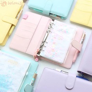 [COD] Binder Cover A6/A5 Ring Binder Planner Book Refillable Journal DIY Notepad Cover