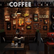 QIUZHISE | Vintage Creative Cafe Decor Painting Wall Accessories