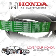 Original Honda 38920-RAA-A02 Ribbed Rib Serpentine Fan Belt for Honda Accord SDA 2004-2007 (7PK1781)