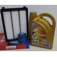 KIA SPORTAGE QL 2.0 (P) 15y-19y HYUNDAI TUCSON TL 16y-20y OIL FILTER+ AIR FILTER+ KOYOMA 0W20 FULLY 