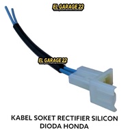 HONDA Diode socket cable tiger 2000 scoopy vario supra mega pro new/ 2 pin socket cable, silicone di