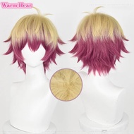 【Popular】 Alexis Ness Cosplay Wig Blue Lock Short 30cm Gold Rose Red Wig Cosplay Anime Cosplay Wig H