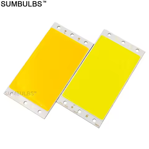 94x50MM 15W COB LED Light Strip Lamp Module DC 12V 1600LM Ultral Bright Warm Cool White Blue Cob Chi