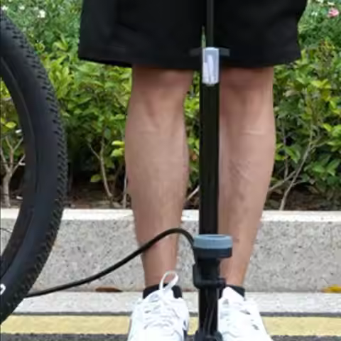 Bicycles Air Pump Accurate Gauge Tire Pump Portable Bikes Air Pump Inflator Lightweight Floor Bikes 