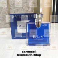 💝包郵 BVLGARI BLV Pour Homme 藍茶 男士香水 EDT 100ml
