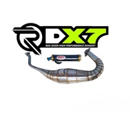 Racing Exhaust Ninja R RR SS DBS Stanlis - Cobra Non Step - Silencer Carbon DBS Yellow Trim Blue Tip