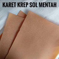 Raw Rubber Crepe Sole 3mm Ket/ / Per 1 sheet 28 x 44 Cm/ Comfortable to wear