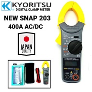 KYORITSU NEW SNAP 203 400A AC/DC DIGITAL CLAMP METER  คลิปแอมป์ แคล้มป์มิเตอร์ดิจิตอล มัลติมิเตอร์