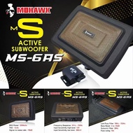 MOHAWK Car Audio ms SERIES 6x9 Under Seat Reflex Active Subwoofer 400W - MS6x9AS Active Subwoofer