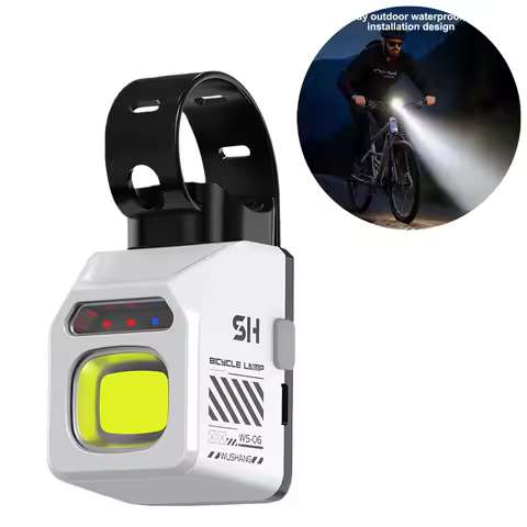 1pc Bike Headlight USB Rechargeable Bike Light 1000Lumen Headlight Tail Light Combo High Beam Flash 